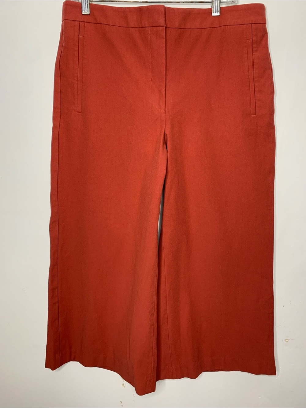 Ann Taylor Wide leg cropped Culottes trouser pant size 12 in Salmon career